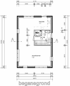 plattegrond begane grond model patrijs