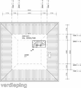 plattegrond eerste verdieping model stern