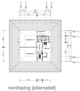 plattegrond verdieping model stern