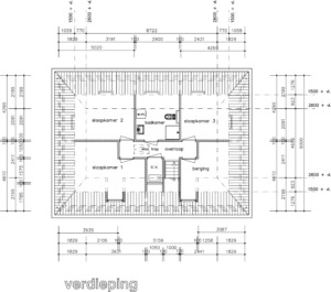 plattegrond eerste verdieping model valk